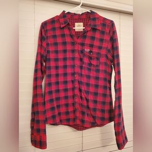 Hollister Plaid Shirt - L